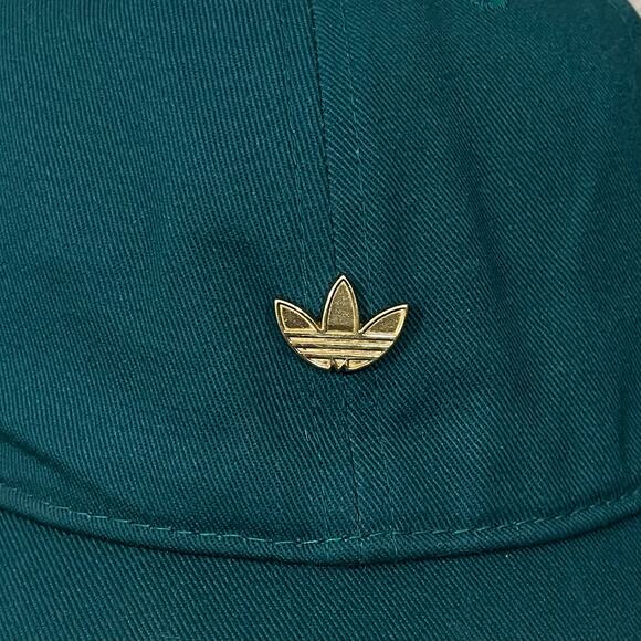 END X Adidas Three Bridges Trefoil Dad Hat Teal Green - Picture 3 of 8